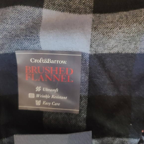 New Mens Pajama Pants. Size Med. Blue Checkered Pattern. Lightweight Flannel. - Picture 5 of 5